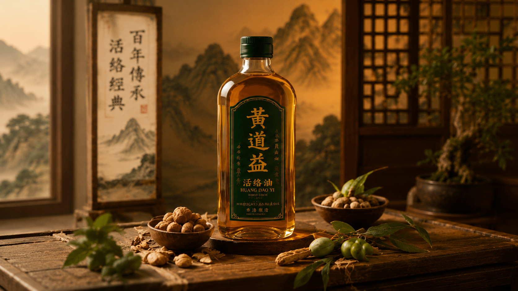 黃道益活絡油貨架實景